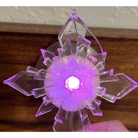Cross LED Color Changing Ornament Suction Cup For Window Or Glass - Picture 6 of 10